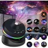 Sterrenhemel Projector, HD Planetarium Projector met 13 Filmschijven, 360 Graden Draaibaar, Projector Melkweg, Nachtlampje Ster Projectie met Timer en Dynamisch Meteoor