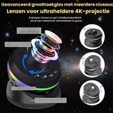 Sterrenhemel Projector, HD Planetarium Projector met 13 Filmschijven, 360 Graden Draaibaar, Projector Melkweg, Nachtlampje Ster Projectie met Timer en Dynamisch Meteoor