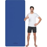 Yogamat Extra Lang Breed 213x81 cm TPE Antislip Fitnessmat Groen/Zwart met Draagband