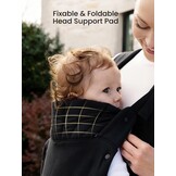 Grownsy Babydrager voor pasgeborenen, ergonomische kinderdrager 3-20 kg