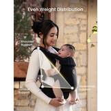 Grownsy Babydrager voor pasgeborenen, ergonomische kinderdrager 3-20 kg
