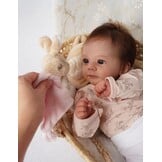 Rxdoll Levensechte reborn babypop van 48 cm, kleine babymaat, met zacht en verzwaard lichaam, realistisch ontwerp, ideaal als cadeau voor kinderen