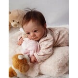 Rxdoll Levensechte reborn babypop van 48 cm, kleine babymaat, met zacht en verzwaard lichaam, realistisch ontwerp, ideaal als cadeau voor kinderen