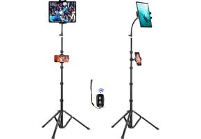 Vloerstandaard 185cm Zwanenhals voor Tablet & Telefoon (34% korting)