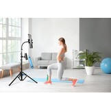 Ipad en telefoon statief 73 inch zwanenhals tablet vloerstandaard houder houder met afstandsbediening voor 3,5 tot 15 inch tablets iPhones, iPad Pro Air Mini 12,9 11 10,5, Galaxy Tab S9 ultra