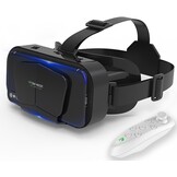 VR-bril mobiele telefoon virtual reality met afstandsbediening, 3D VR-bril Ervaar games en 360 graden films in zachte en comfortabele bril voor Phone Android 5 ~ 7 inc