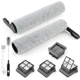 Reserveonderdelen Set voor Floor One S7 Pro S6 Nat-/Droogzuiger | 2 Borstelrollen, 4 HEPA Filters | 32% Korting