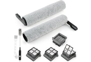 Reserveonderdelen Set voor Floor One S7 Pro S6 Nat-/Droogzuiger | 2 Borstelrollen, 4 HEPA Filters | 32% Korting