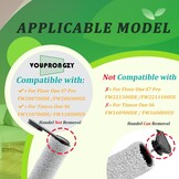 Reserveonderdelen Set voor Floor One S7 Pro S6 Nat-/Droogzuiger | 2 Borstelrollen, 4 HEPA Filters | 32% Korting