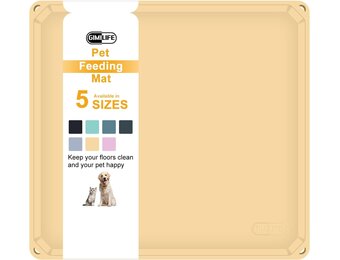 Voerbakmat Siliconen 71x66 cm Tarwe - 33% Korting