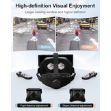 Verbeterde VR-headset voor Nintendo Switch 2, Switch 2 Virtual Reality VR-bril met verstelbare HD-lenzen en comfortabele hoofdband, Virtual Boy 3D-bril voor Switch 2 accessoires (zwart)