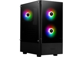 Gaming PC Behuizing ATX Mid-Tower, Gehard Glas, ARGB Ventilatoren - 34% Korting