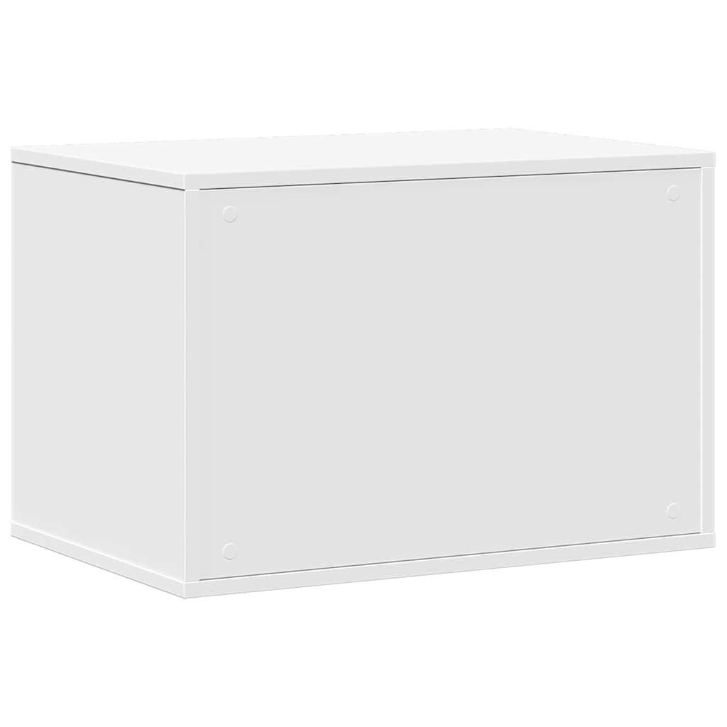 vidaXL Kattenbakkast 60x40x40 cm bewerkt hout wit