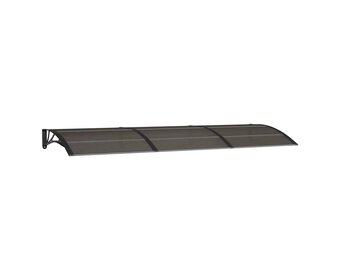 vidaXL Deurluifel 300x100 cm polycarbonaat zwart