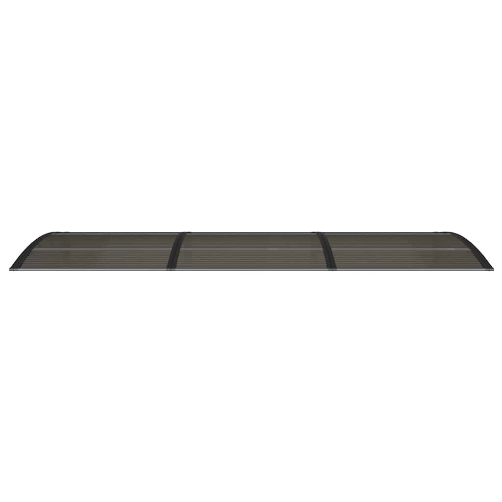vidaXL Deurluifel 300x100 cm polycarbonaat zwart