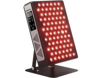 FliKEZE Rood lichttherapie, 78 leds dubbele chip, 660nm en 850nm infrarood lichttherapie, nabij infraroodlamp voor spierherstel, pijnverlichting, energieboost, duurzame volledig metalen behuizing