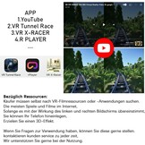 VR-bril mobiele telefoon virtual reality met afstandsbediening, 3D VR-bril Ervaar games en 360 graden films in zachte en comfortabele bril voor Phone Android 5 ~ 7 inc