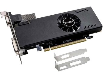 Radeon RX 550 Grafische kaart, 4GB GDDR5 128-bit, laag profiel, DisplayPort 1.4 HDMI DVI-D Dual Link, PCI Express 3.0 x8, Desktop Gaming grafische kaart voor pc, DirectX 12, Computer GPU