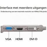 Radeon RX 550 Grafische kaart, 4GB GDDR5 128-bit, laag profiel, DisplayPort 1.4 HDMI DVI-D Dual Link, PCI Express 3.0 x8, Desktop Gaming grafische kaart voor pc, DirectX 12, Computer GPU