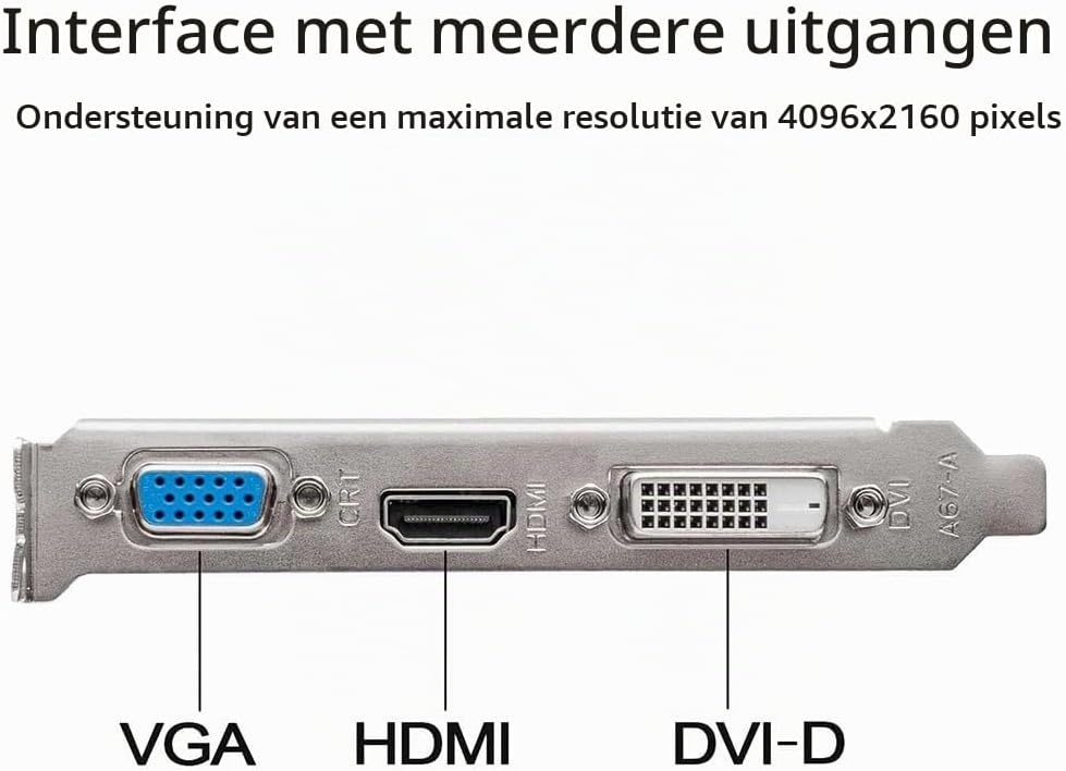 Radeon RX 550 Grafische kaart, 4GB GDDR5 128-bit, laag profiel, DisplayPort 1.4 HDMI DVI-D Dual Link, PCI Express 3.0 x8, Desktop Gaming grafische kaart voor pc, DirectX 12, Computer GPU
