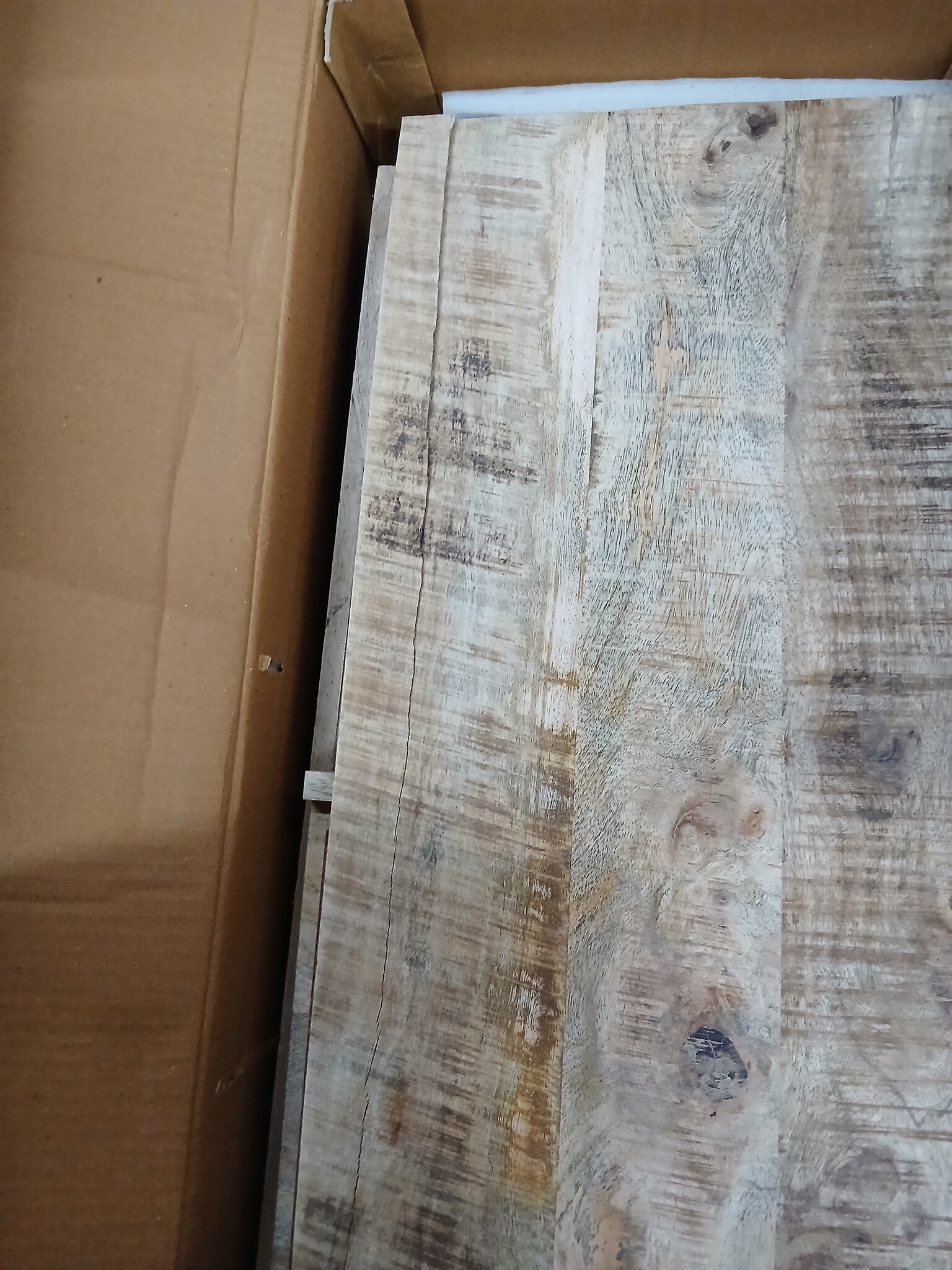 VidaXL Salontafel Ruw Mangohout 70x70x40 cm (60% korting)
