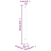 VidaXL Uittrekbaar Tuinscherm 140x300cm Crème - 34% Korting
