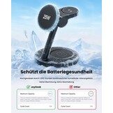 Draadloze Oplader 4-in-1 voor Samsung: S26/S25, Watch 8 & Z Fold/Flip, 25W MagSafe Zwart