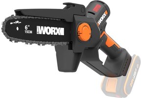 Accu Mini-Kettingzaag 20V 15cm zwaard, Koolborstelloos -34%