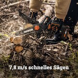 WORX WG327E.9 Accu Mini-Kettingzaag 20V - 15 cm zwaard - Zonder accu en lader