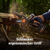 WORX WG327E.9 Accu Mini-Kettingzaag 20V - 15 cm zwaard - Zonder accu en lader