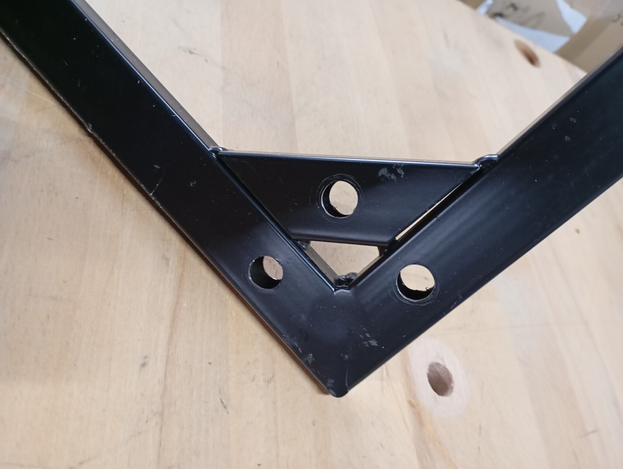 vidaXL Bartafel 120x60x105 cm zwart