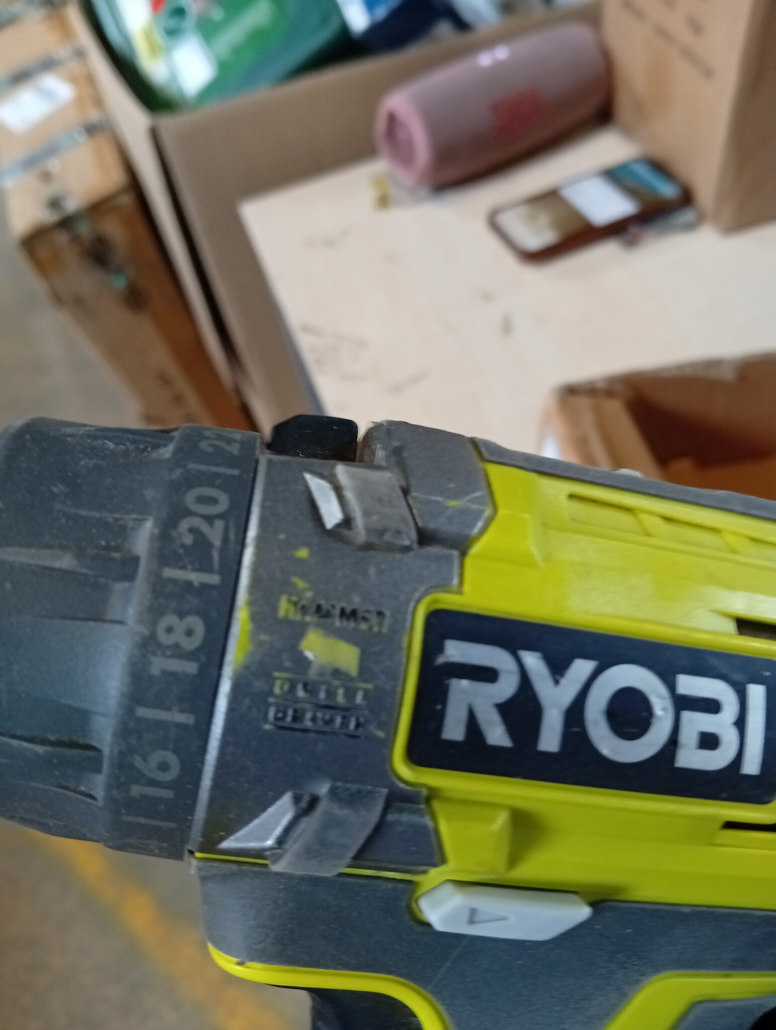 Ryobi R18PD3-0 ONE+ 18V Accu Klopboormachine - Hyper Green