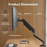 Monitorarm 13-32" met Gasveer - 33% Korting