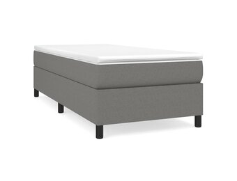 VidaXL Bedframe Donkergrijs Stof 80x200 cm - 35% Korting