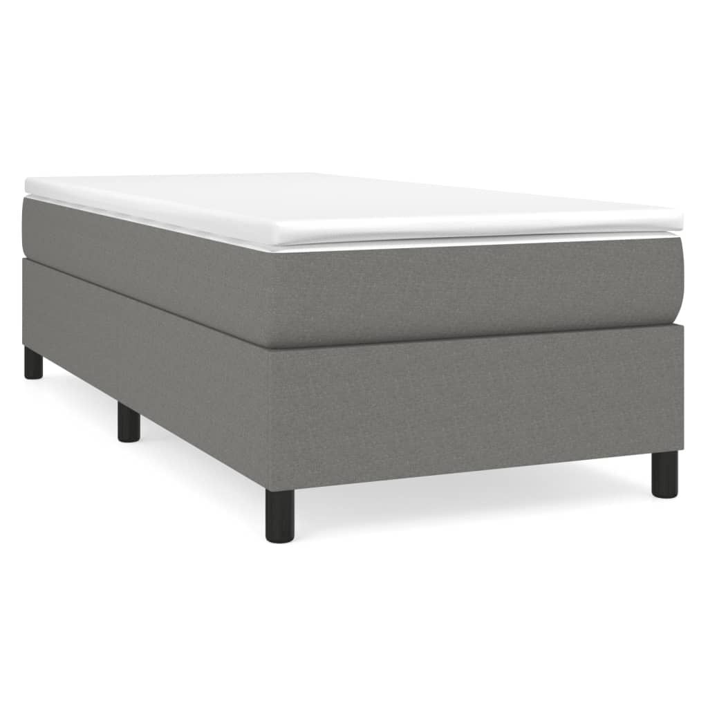 VidaXL Bedframe Donkergrijs Stof 80x200 cm - 35% Korting