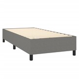 VidaXL Bedframe Donkergrijs Stof 80x200 cm - 35% Korting
