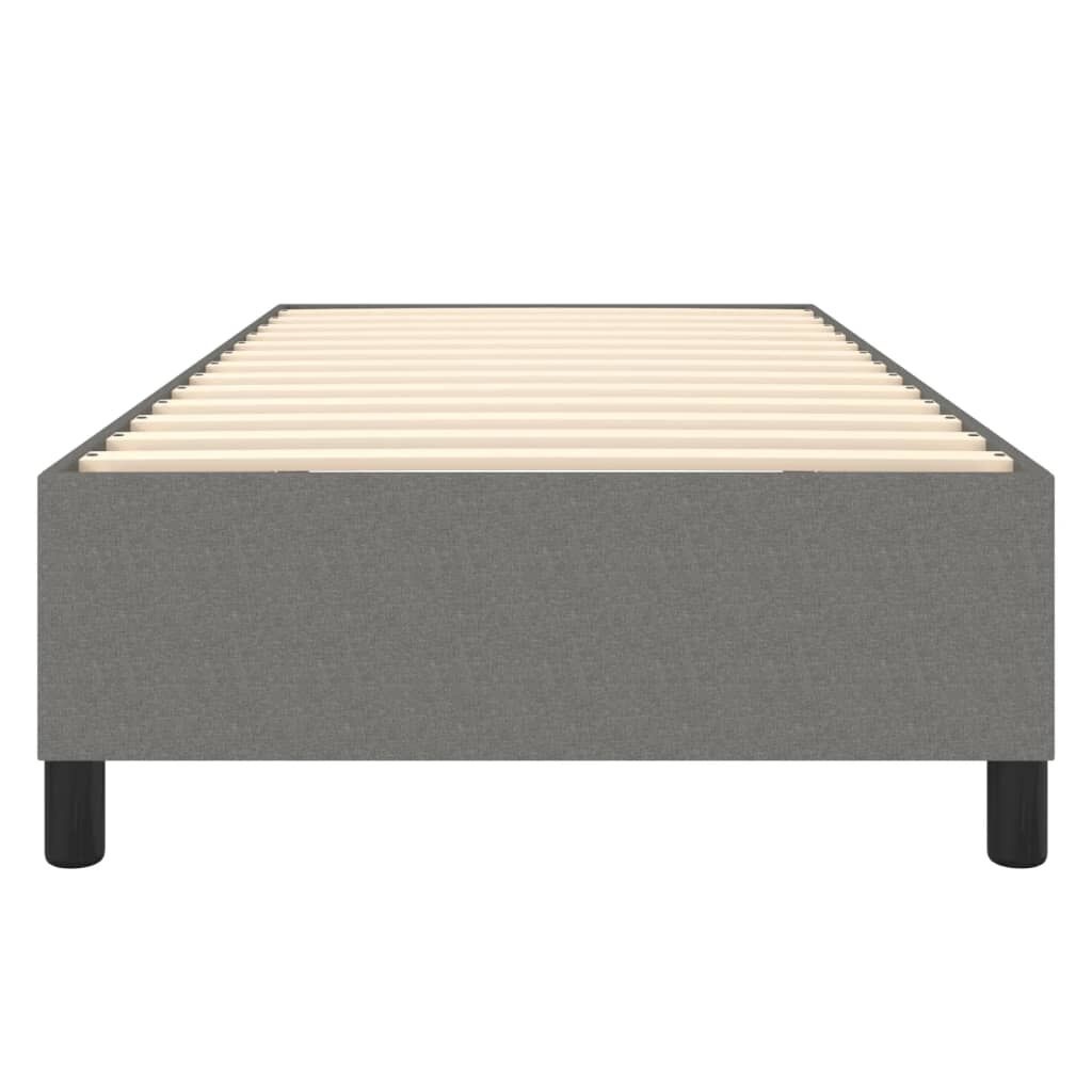 VidaXL Bedframe Donkergrijs Stof 80x200 cm - 35% Korting