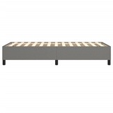 VidaXL Bedframe Donkergrijs Stof 80x200 cm - 35% Korting