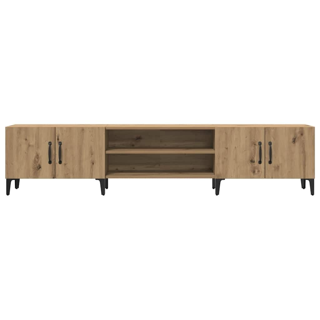 TV-meubel Artisanaal Eikenhout 180 cm met 35% korting