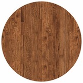 Massief Eikenhouten Tafelblad Rond 70cm Licht Bruin - 35% Korting