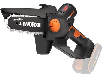 Mini Accu-kettingzaag 20V WORX Borstelloos 12cm - 59% Korting