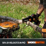 Mini Accu-kettingzaag 20V WORX Borstelloos 12cm - 59% Korting