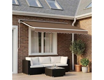 VidaXL Vervangingsdoek Zonnescherm Beige 400x300cm Canvas - 34% Korting
