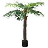 Kunstpalm 190 cm met pot - Groen - 54% Korting