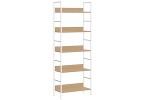VidaXL Boekenkast Eikenkleur 5 schappen 60x158,5 cm - 54% Korting