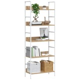 VidaXL Boekenkast Eikenkleur 5 schappen 60x158,5 cm - 54% Korting