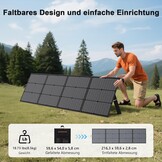 Opvouwbaar Zonnepaneel 220W Monokristallijn - Ideaal voor Camper & Boot - 35% Korting