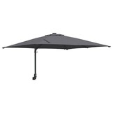 vidaXL Tuinparasol Antraciet 248,5 x 247,5 x 160 cm Polyester/Staal - 35% Korting