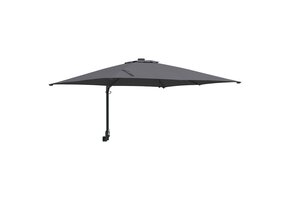 vidaXL Tuinparasol Antraciet 248,5 x 247,5 x 160 cm Polyester/Staal - 35% Korting