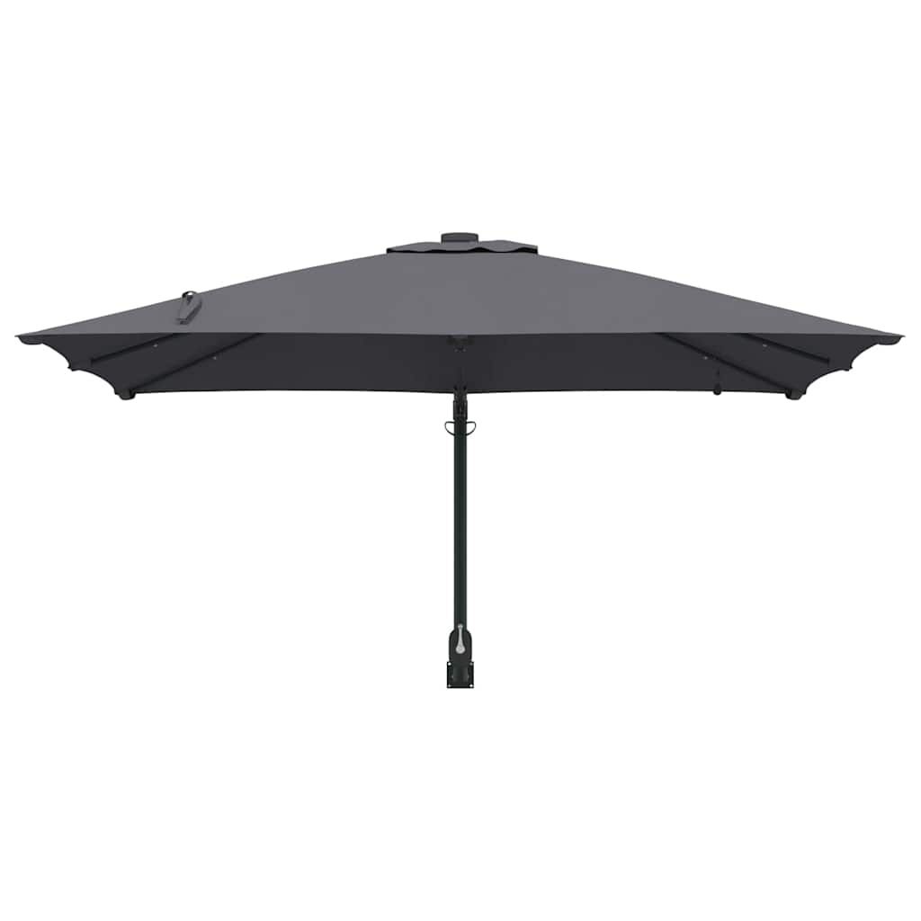 vidaXL Tuinparasol Antraciet 248,5 x 247,5 x 160 cm Polyester/Staal - 35% Korting